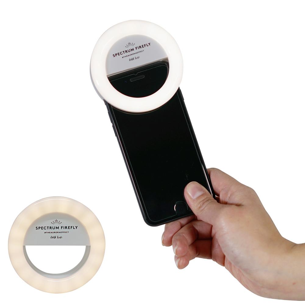 Selfie Phone Ring Light - Winter White Gold-Luxe Firefly