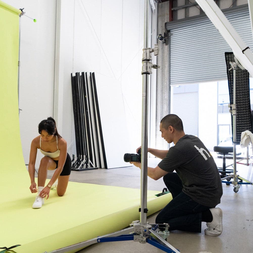Paper Roll Photography Studio Backdrop Full Length (2.7 x 10M) - Lemon Lime Splice Green