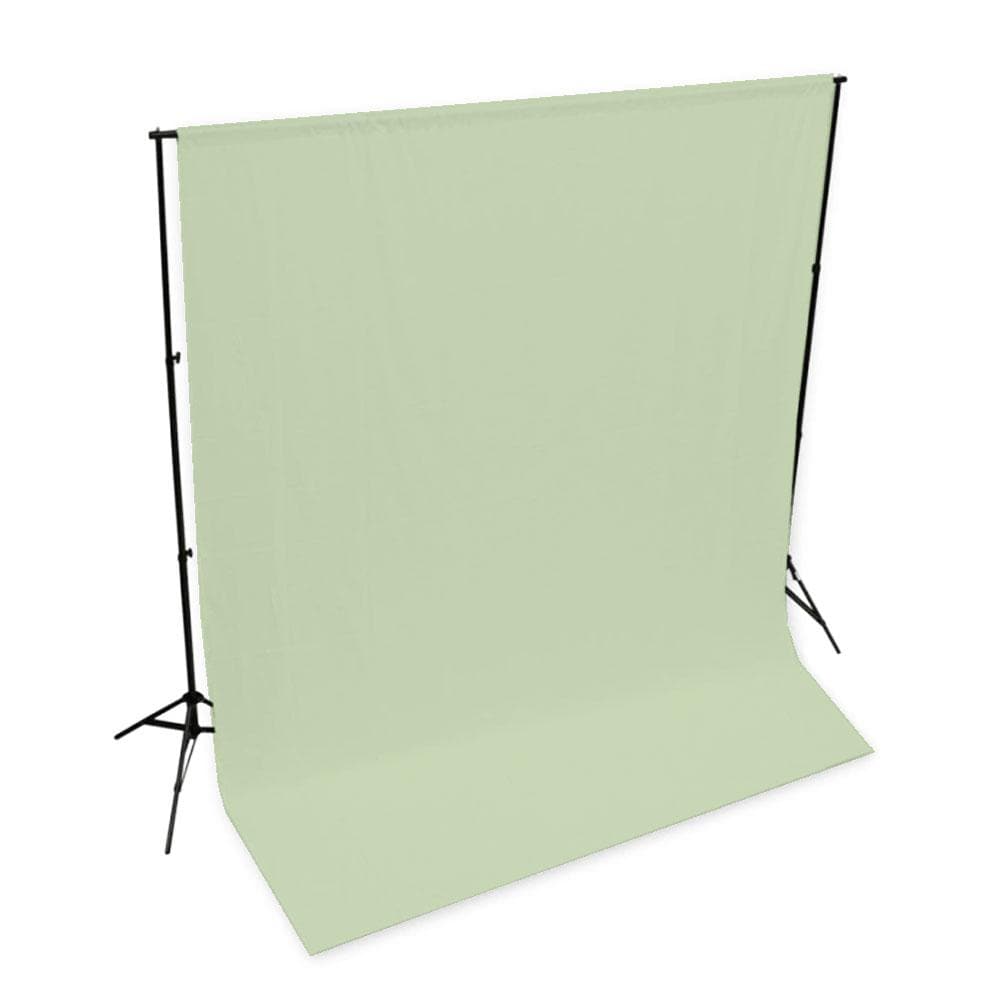 Pastel Palette Cotton Muslin Backdrop 3M x 6M - Holy Guacamole Green