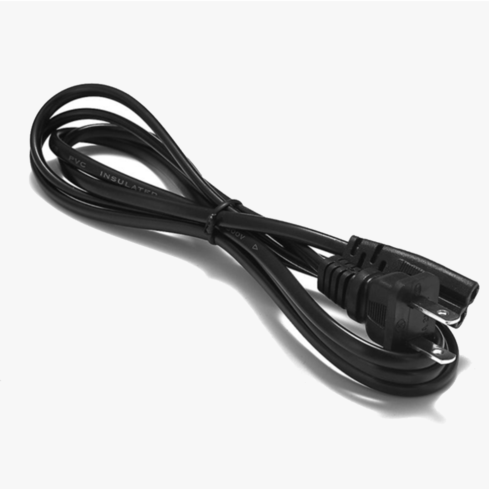 Power Lead Cable Cord Male AC to Female - 2m American US Figure 8 Plug