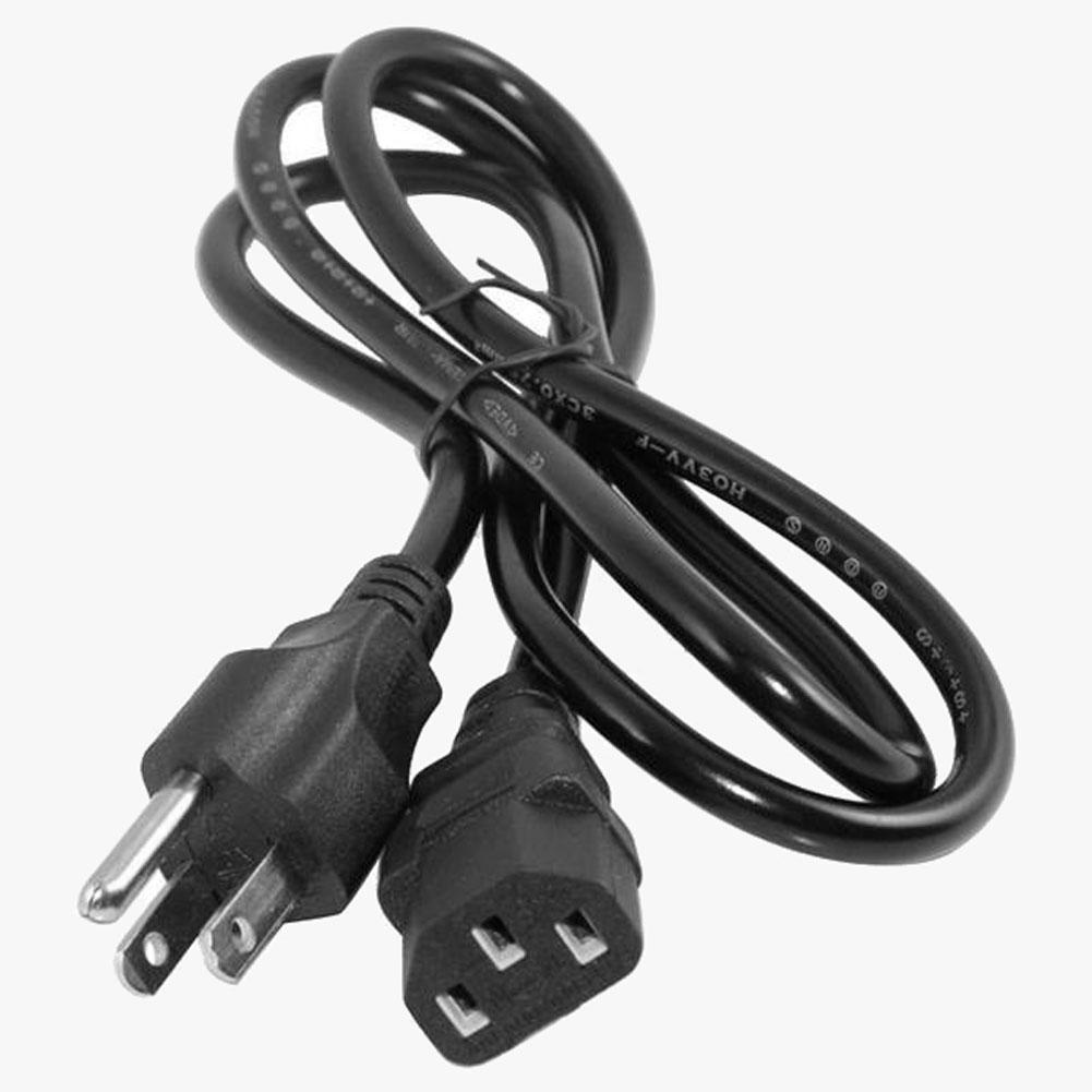 Power Lead Cable Cord Male AC to Female IEC - 2m American US Kettle Plug