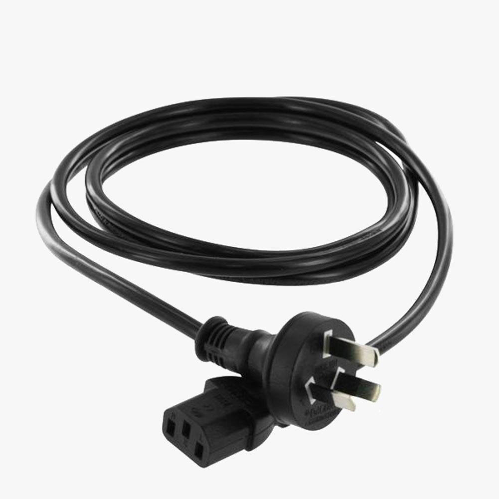 Power Lead Cable Cord Male AC to Female IEC - 2m AU Kettle Plug