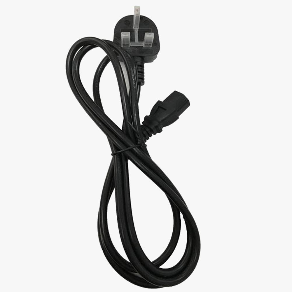 Power Lead Cable Cord Male AC to Female IEC - 2m UK Kettle Plug
