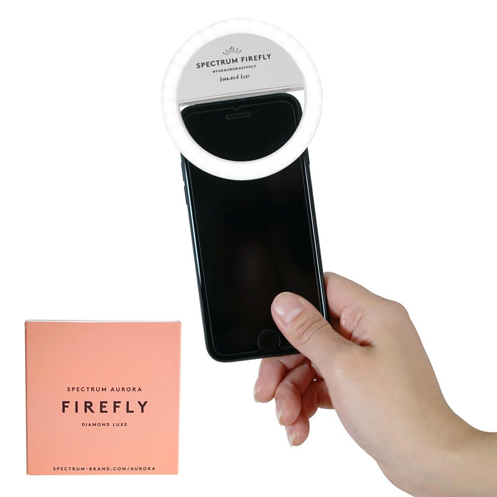 Selfie Phone Ring Light - White Diamond-Luxe Firefly | Bestie Bundle