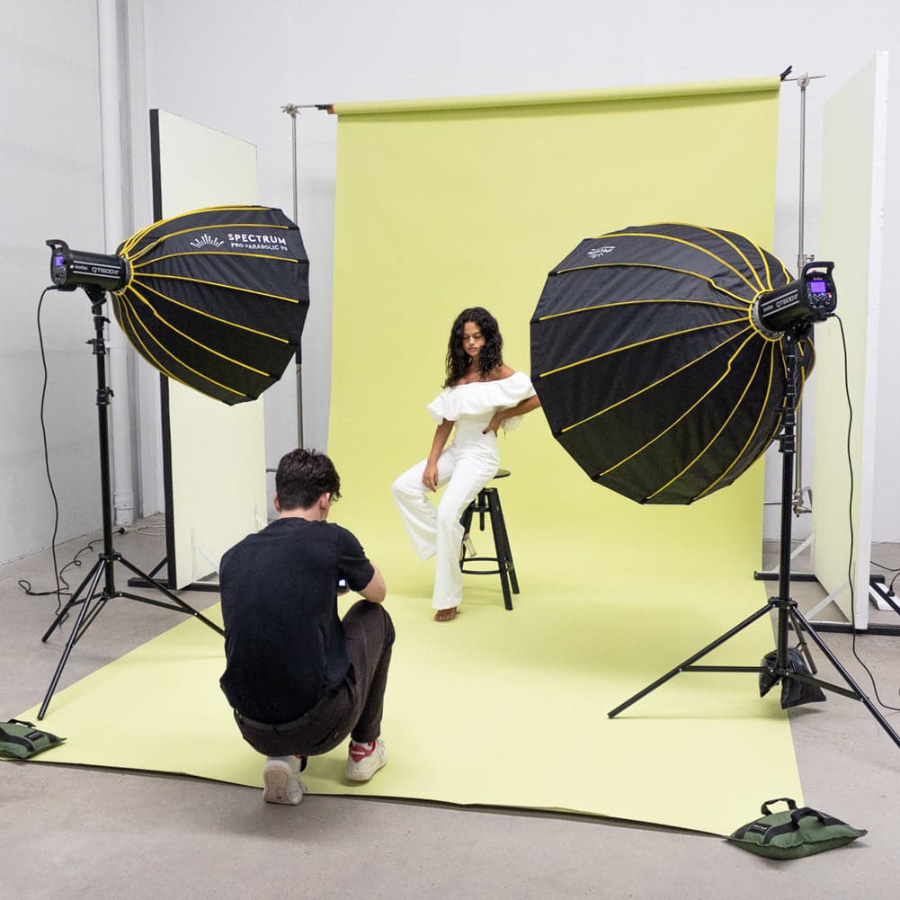 Paper Roll Photography Studio Backdrop Full Length (2.7 x 10M) - Smashed Avocado Green