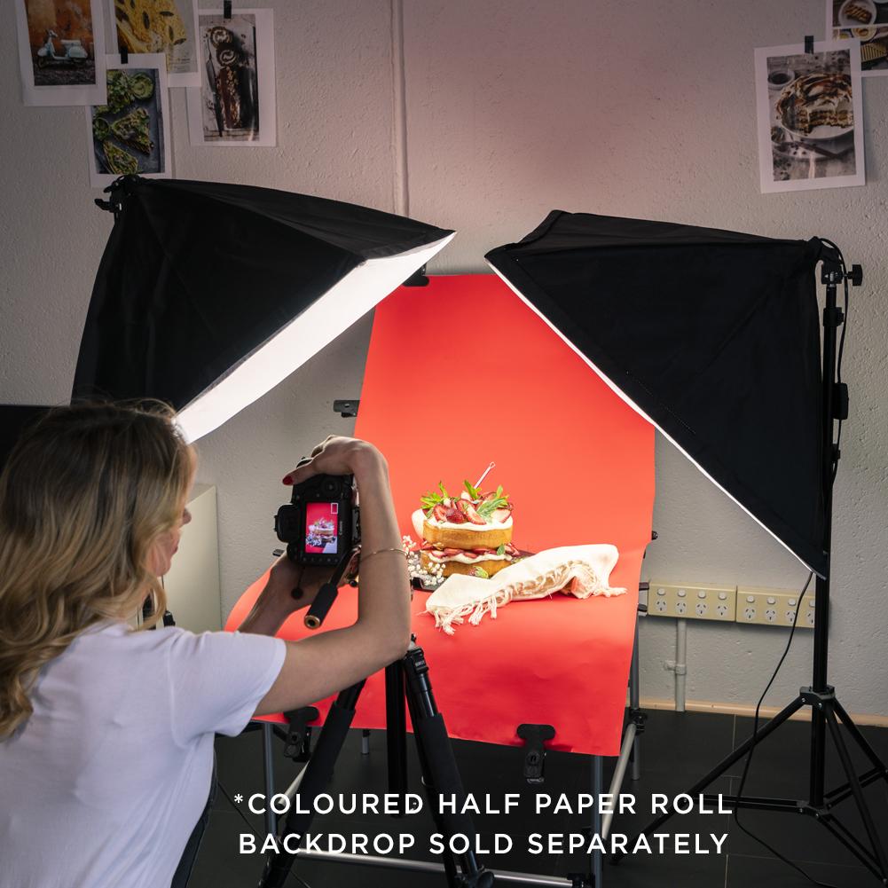 23" Food & Product Photography Lighting 'WORK HUSTLE' Table Kit