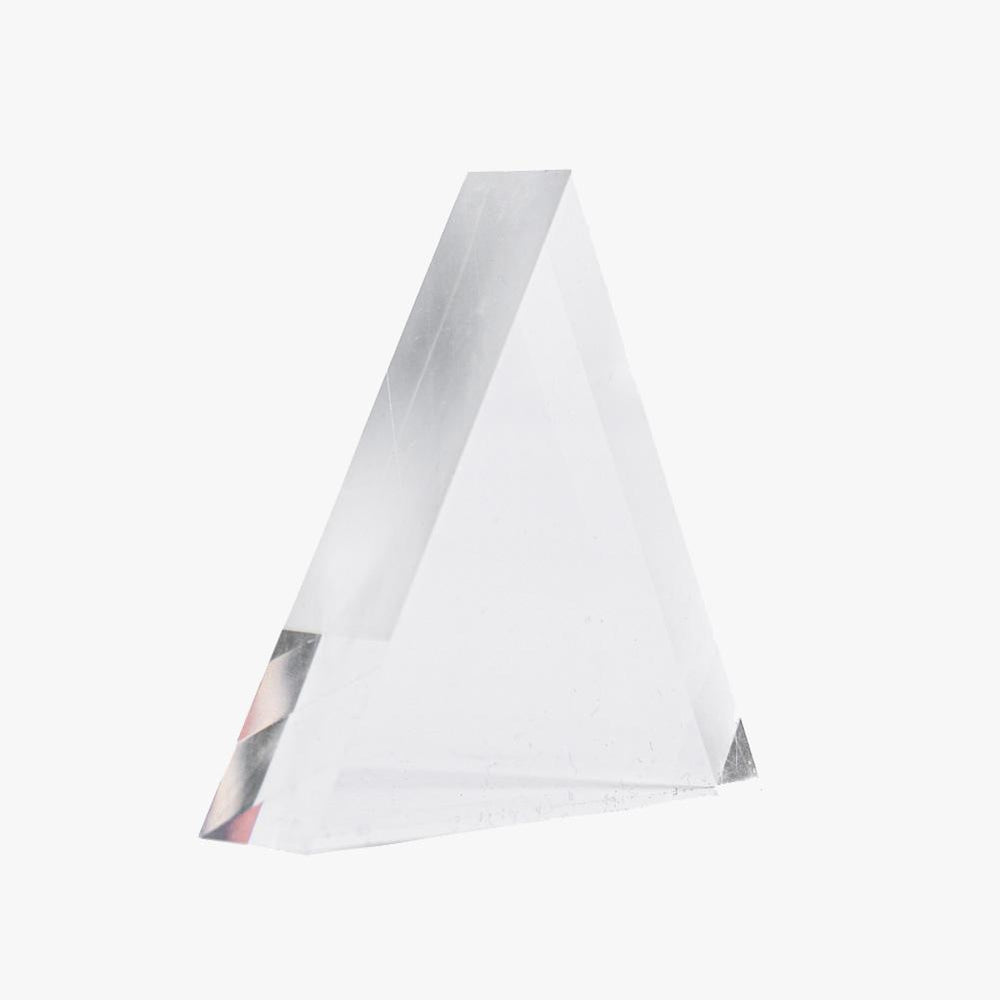 Triangle Acrylic Styling Prop Block 8cm/3.1