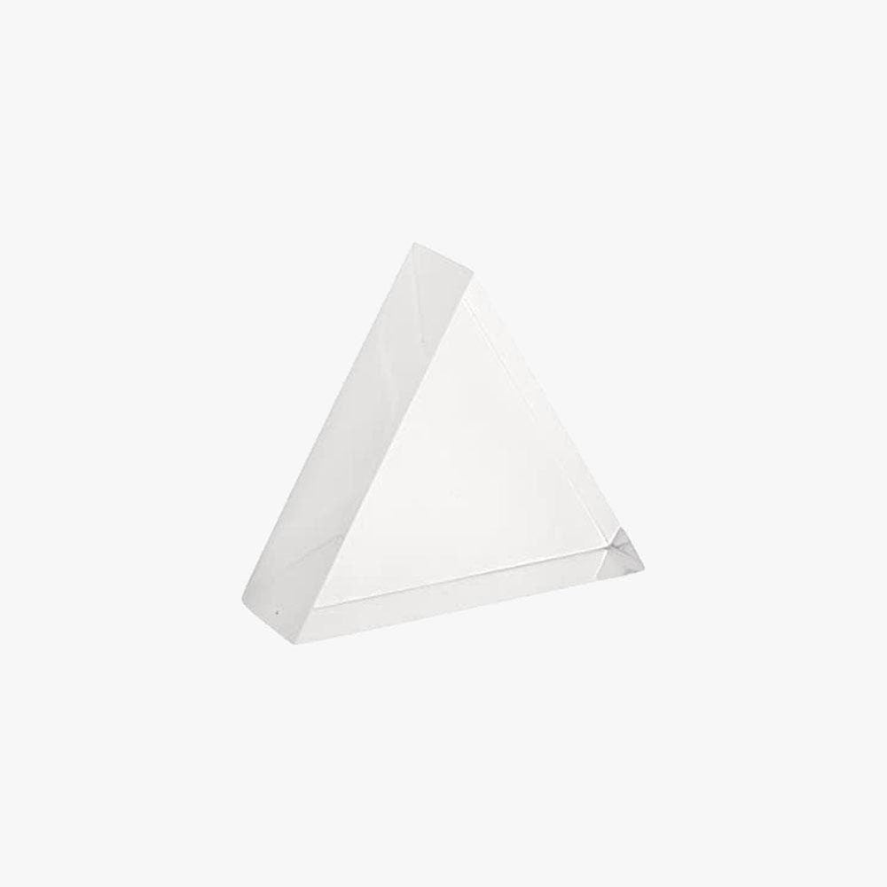 Triangle Acrylic Styling Prop Block 8cm/3.1