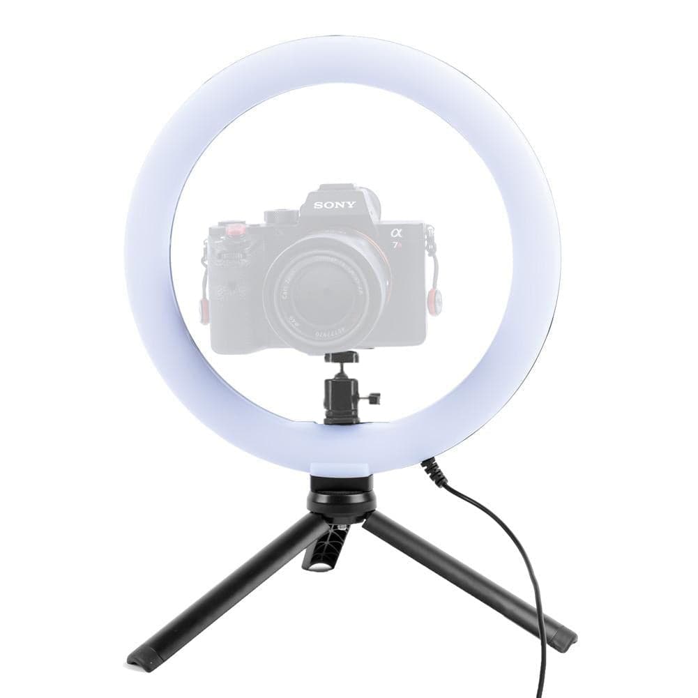 10" LED Ring Light Portable Zoom Meeting Desk RGB - Unicorn