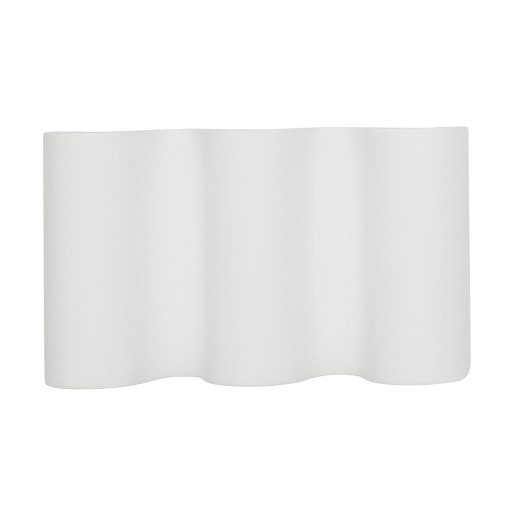 Wavy Tray Plaster Photography Styling Prop - White Dove
